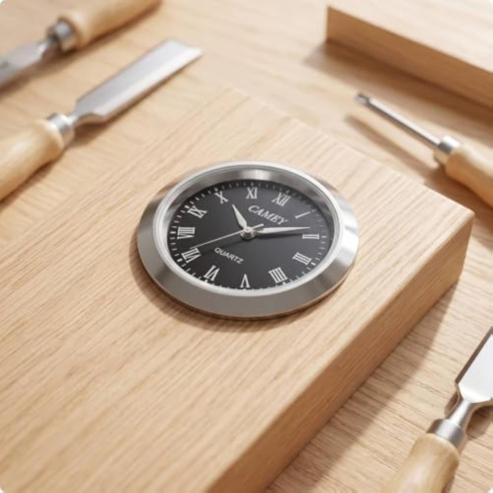 Mini Quartz Clock Insert Round Clock Head